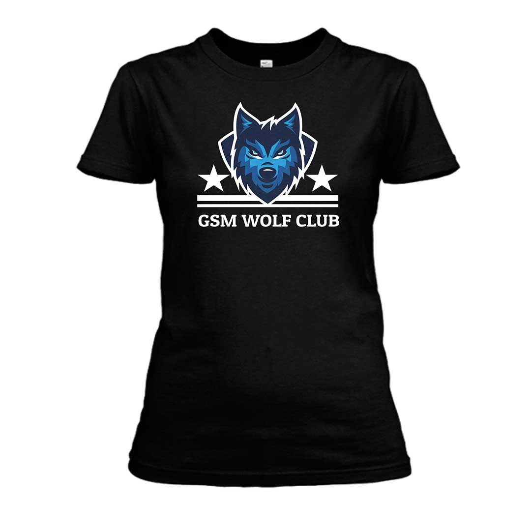 Black Basic Women T-shirt Mockup Front and Back