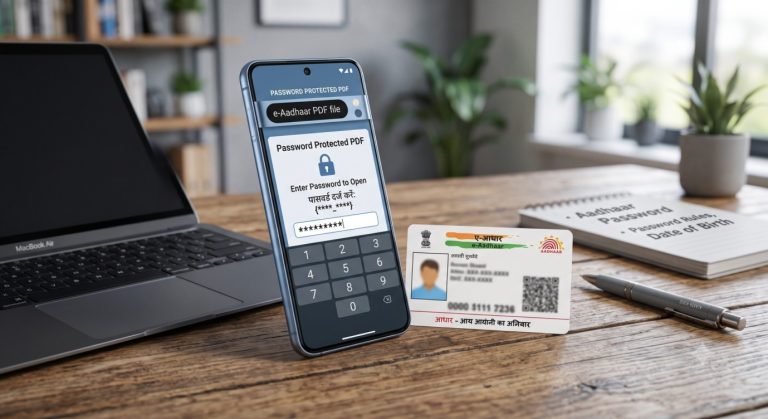 Aadhar Card Password e-Aadhaar PDF Password Format Kaise Nikale