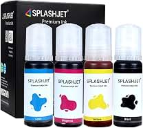 Color and Black Printer Ink Bottles for Tank Printers