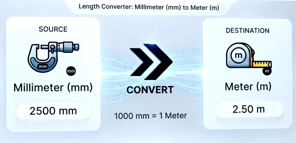 MM to Meter Converter by CSC Designer